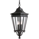 Generation Lighting - OL5412BK - Three Light Outdoor Fixture - Cotswold Lane - Black