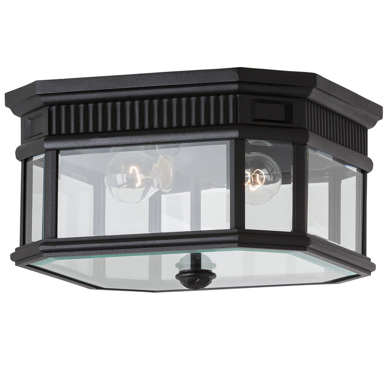 Generation Lighting - OL5413BK - Two Light Outdoor Fixture - Cotswold Lane - Black