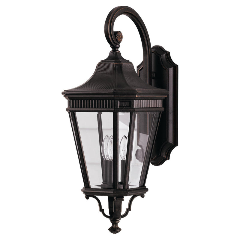 Generation Lighting. - OL5402GBZ - Three Light Outdoor Fixture - Cotswold Lane - Grecian Bronze