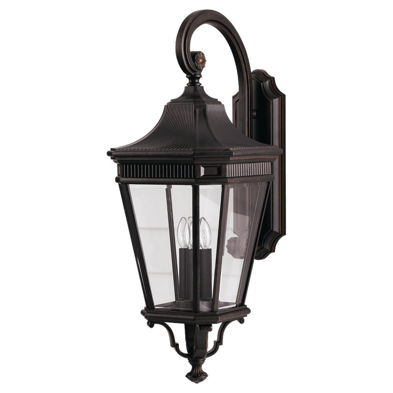 Generation Lighting. - OL5404GBZ - Three Light Outdoor Fixture - Cotswold Lane - Grecian Bronze