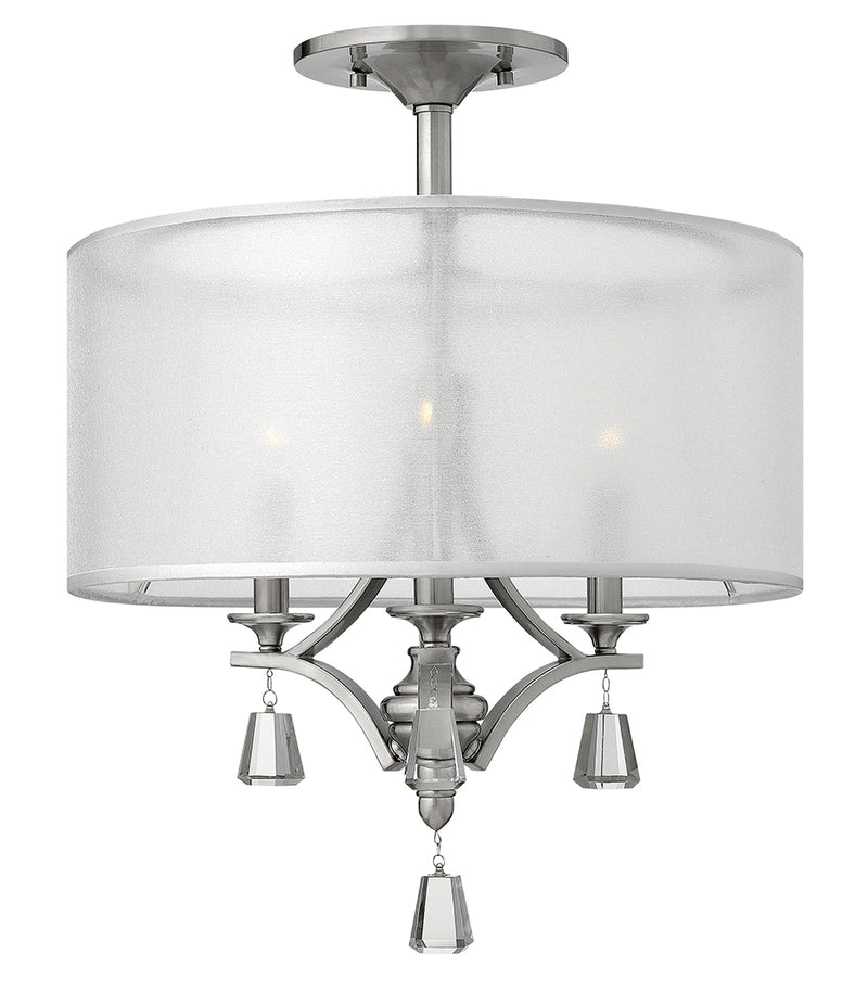 Fredrick Ramond - FR45601BNI - LED Semi-Flush Mount - Mime - Brushed Nickel