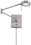 George Kovacs - P4308-084 - LED Swing Arm Wall Lamp - George's Reading Room - Brushed Nickel