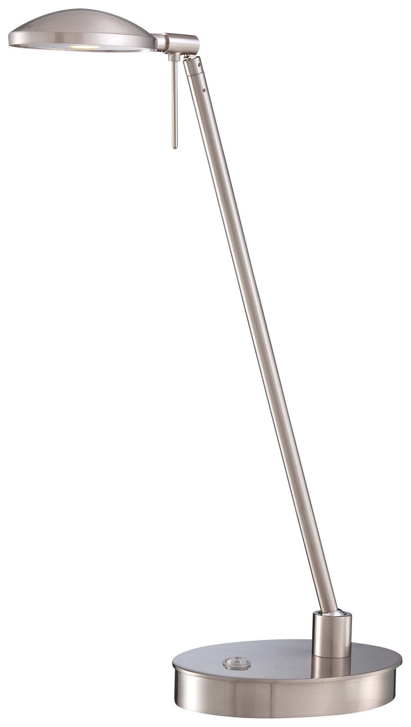George Kovacs - P4336-084 - LED Table Lamp - George's Reading Room - Brushed Nickel