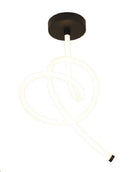 LÁMPARA DE TECHO DECORATIVA LED 20W, 3000K, 100-240V, 50-60HZ, IP20, ACABADO NEGRO.