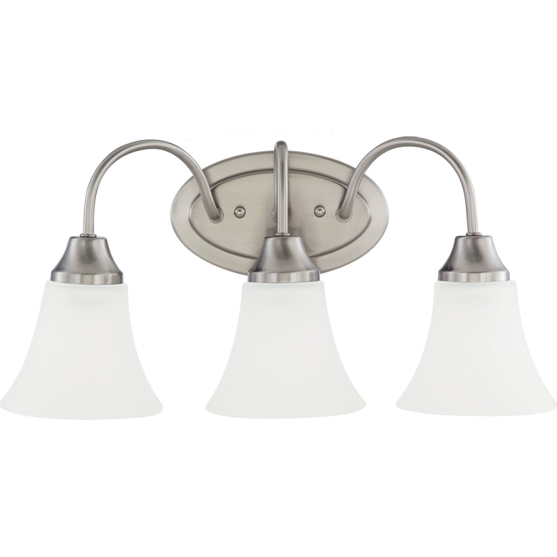 Generation Lighting - 44807-962 - Three Light Wall / Bath - Holman - Brushed Nickel