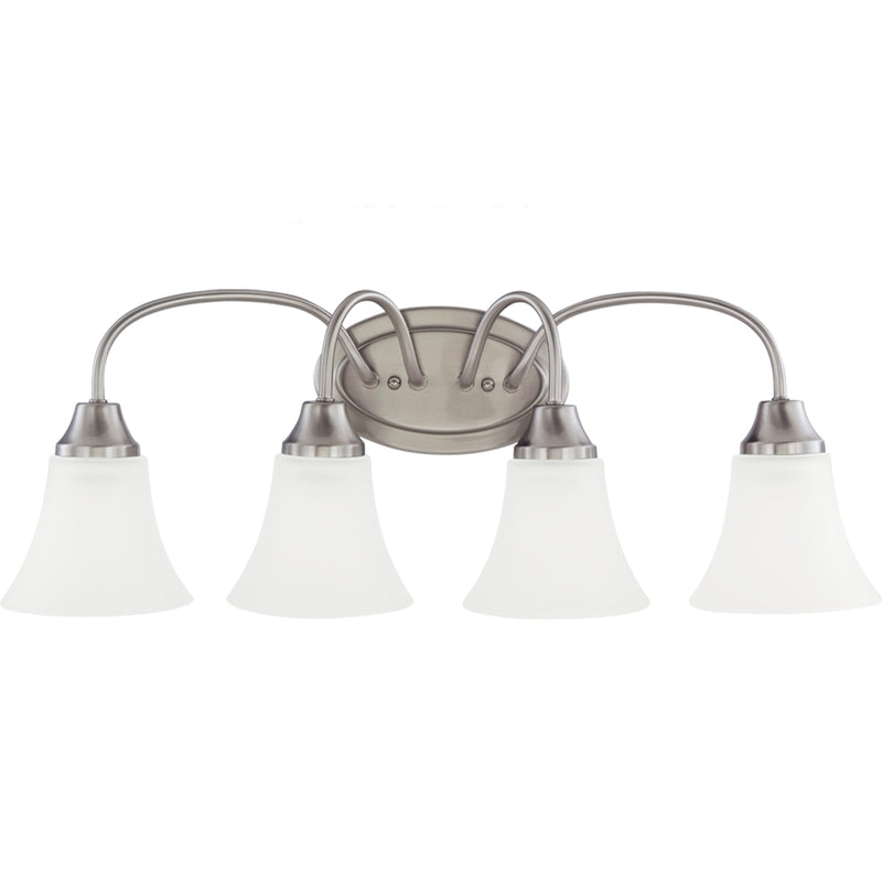 Generation Lighting - 44808-962 - Four Light Wall / Bath - Holman - Brushed Nickel