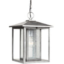 Generation Lighting - 62027-57 - One Light Outdoor Pendant - Hunnington - Weathered Pewter