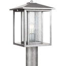 Generation Lighting - 82027-57 - One Light Outdoor Post Lantern - Hunnington - Weathered Pewter