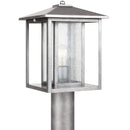 Generation Lighting - 82027-57 - One Light Outdoor Post Lantern - Hunnington - Weathered Pewter