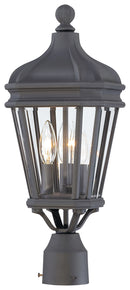 Three Light Post Mount<br /><span style="color:#4AB0CE;">Entrega: 2-3 semanas en USA</span><br /><span style="color:#4AB0CE;font-size:60%;">PREGUNTE POR ENTREGA EN PANAMA</span><br />Collection: Harrison<br />Finish: Sand Coal
