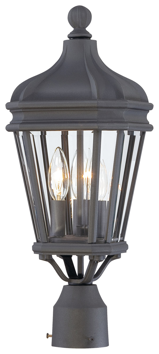 Three Light Post Mount<br /><span style="color:#4AB0CE;">Entrega: 2-3 semanas en USA</span><br /><span style="color:#4AB0CE;font-size:60%;">PREGUNTE POR ENTREGA EN PANAMA</span><br />Collection: Harrison<br />Finish: Sand Coal