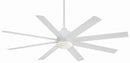Minka Aire - F888L-WHF - 65" Ceiling Fan - Slipstream - Flat White