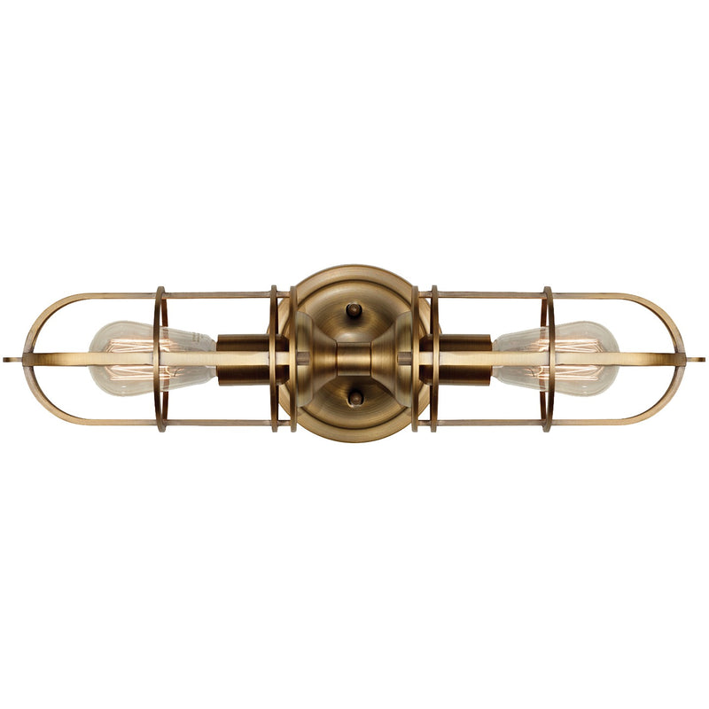 Generation Lighting - WB1704DAB - Two Light Wall Bracket - Urban Renewal - Dark Antique Brass