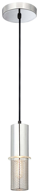 One Light Mini Pendant<br /><span style="color:#4AB0CE;">Entrega: 4-10 dias en USA</span><br /><span style="color:#4AB0CE;font-size:60%;">PREGUNTE POR ENTREGA EN PANAMA</span><br />Collection: Larry<br />Finish: Chrome