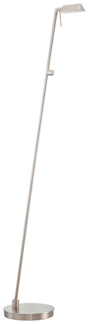 George Kovacs - P4314-084 - LED Floor Lamp - George's Reading Room - Brushed Nickel