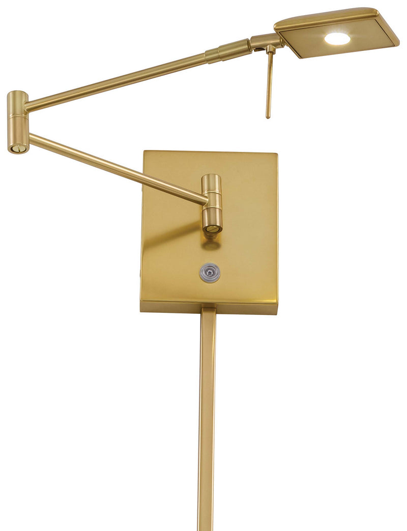 George Kovacs - P4328-248 - LED Swing Arm Wall Lamp - George's Reading Room - Honey Gold