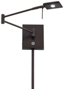 George Kovacs - P4328-647 - LED Swing Arm Wall Lamp - George's Reading Room - Copper Bronze Patina