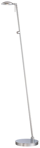 George Kovacs - P4334-077 - LED Floor Lamp - George's Reading Room - Chrome