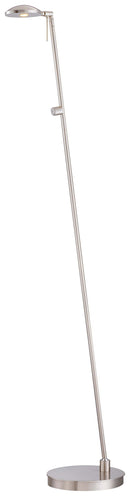 George Kovacs - P4334-084 - LED Floor Lamp - George's Reading Room - Brushed Nickel