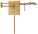 George Kovacs - P4338-248 - LED Swing Arm Wall Lamp - George's Reading Room - Honey Gold