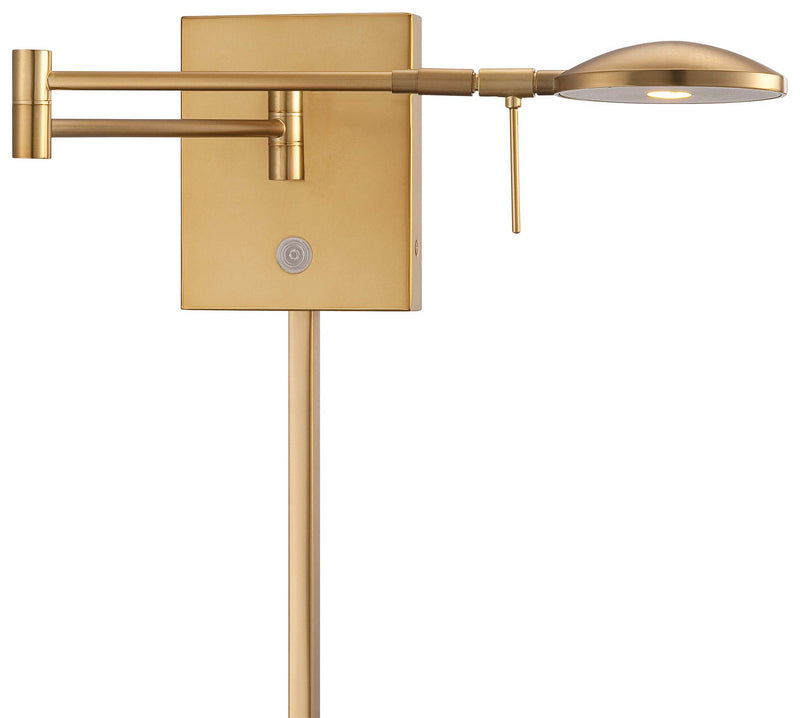 George Kovacs - P4338-248 - LED Swing Arm Wall Lamp - George's Reading Room - Honey Gold
