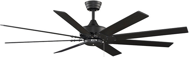 Fanimation - FP7910BL - 63"Ceiling Fan - Levon AC - Black