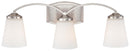 Minka-Lavery - 6963-84 - Three Light Bath - Overland Park - Brushed Nickel