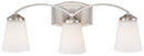 Minka-Lavery - 6963-84 - Three Light Bath - Overland Park - Brushed Nickel