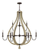 Fredrick Ramond - FR40578IRR - LED Chandelier - Middlefield - Iron Rust