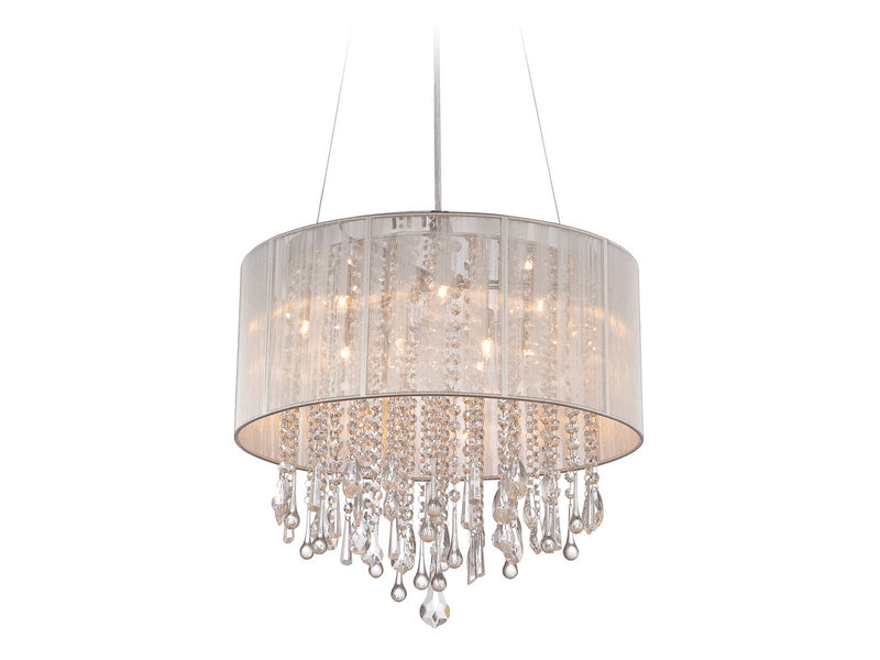 LED Dual Sconce<br /><span style="color:#4AB0CE;">Entrega: 4-10 dias en USA</span><br /><span style="color:#4AB0CE;font-size:60%;">PREGUNTE POR ENTREGA EN PANAMA</span><br />Collection: Beverly Dr.<br />Finish: Silver Silk String