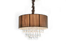 Five Light Chandelier<br /><span style="color:#4AB0CE;">Entrega: 4-10 dias en USA</span><br /><span style="color:#4AB0CE;font-size:60%;">PREGUNTE POR ENTREGA EN PANAMA</span><br />Collection: Vineland Ave.<br />Finish: Taupe Silk String