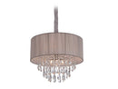 Five Light Chandelier<br /><span style="color:#4AB0CE;">Entrega: 4-10 dias en USA</span><br /><span style="color:#4AB0CE;font-size:60%;">PREGUNTE POR ENTREGA EN PANAMA</span><br />Collection: Vineland Ave.<br />Finish: Taupe Silk String