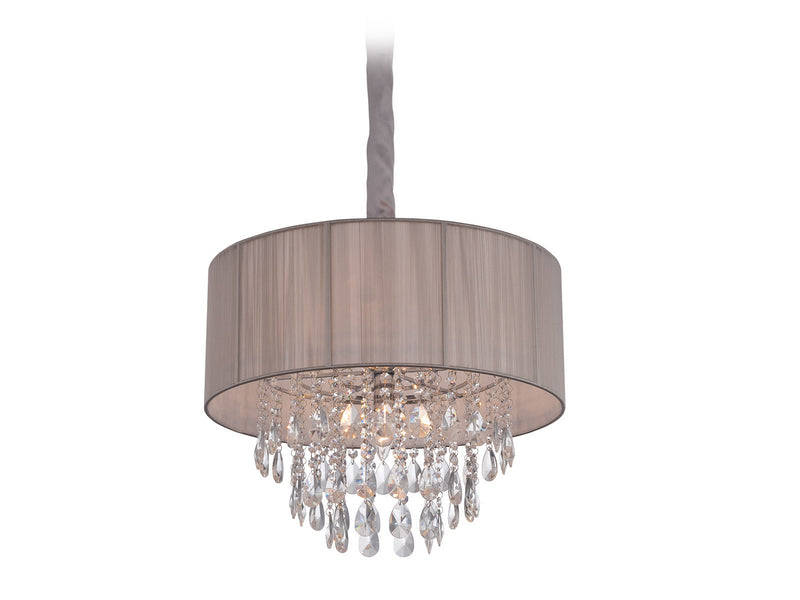 Five Light Chandelier<br /><span style="color:#4AB0CE;">Entrega: 4-10 dias en USA</span><br /><span style="color:#4AB0CE;font-size:60%;">PREGUNTE POR ENTREGA EN PANAMA</span><br />Collection: Vineland Ave.<br />Finish: Taupe Silk String