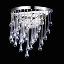 Avenue Lighting - HF1800-PN - LED Wall Sconce - Hollywood Blvd. - Polish Nickel / Clear Glass Tear Drops