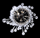 LED Chandelier<br /><span style="color:#4AB0CE;">Entrega: 4-10 dias en USA</span><br /><span style="color:#4AB0CE;font-size:60%;">PREGUNTE POR ENTREGA EN PANAMA</span><br />Collection: Hollywood Blvd.<br />Finish: Polish Nickel / Clear Glass Tear Drops