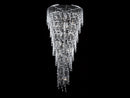 LED Chandelier<br /><span style="color:#4AB0CE;">Entrega: 4-10 dias en USA</span><br /><span style="color:#4AB0CE;font-size:60%;">PREGUNTE POR ENTREGA EN PANAMA</span><br />Collection: Hollywood Blvd.<br />Finish: Polish Nickel / Clear Glass Tear Drops