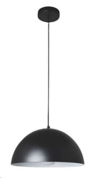 Lámpara de Techo Colgante 1xE27-40W Acabado Negro 110-240V.