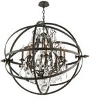 Troy Lighting - F2998 - Eight Light Chandelier - Byron - Vintage Bronze
