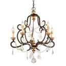 Troy Lighting - F3515-PZ/DG - Five Light Chandelier - Bordeaux - Parisian Bronze