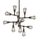 Troy Lighting - F3817 - 12 Light Chandelier - Conduit - Old Silver