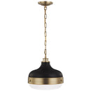 Generation Lighting - P1283DAB/MB - Two Light Pendant - Cadence - Dark Antique Brass / Matte Black