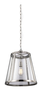 One Light Pendant<br /><span style="color:#4AB0CE;">Entrega: 4-10 dias en USA</span><br /><span style="color:#4AB0CE;font-size:60%;">PREGUNTE POR ENTREGA EN PANAMA</span><br />Collection: Harrow<br />Finish: Polished Nickel