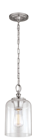 One Light Pendant<br /><span style="color:#4AB0CE;">Entrega: 4-10 dias en USA</span><br /><span style="color:#4AB0CE;font-size:60%;">PREGUNTE POR ENTREGA EN PANAMA</span><br />Collection: Hounslow<br />Finish: Brushed Steel