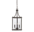 Three Light Foyer Pendant<br /><span style="color:#4AB0CE;">Entrega: 4-10 dias en USA</span><br /><span style="color:#4AB0CE;font-size:60%;">PREGUNTE POR ENTREGA EN PANAMA</span><br />Collection: Penrose<br />Finish: English Bronze