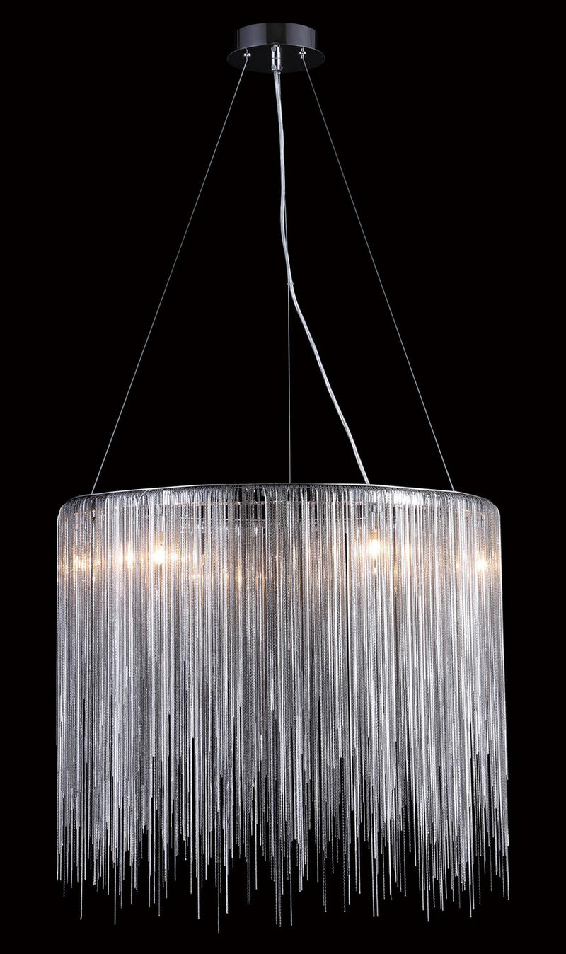 LED Chandelier<br /><span style="color:#4AB0CE;">Entrega: 4-10 dias en USA</span><br /><span style="color:#4AB0CE;font-size:60%;">PREGUNTE POR ENTREGA EN PANAMA</span><br />Collection: Fountain Ave.<br />Finish: Chrome