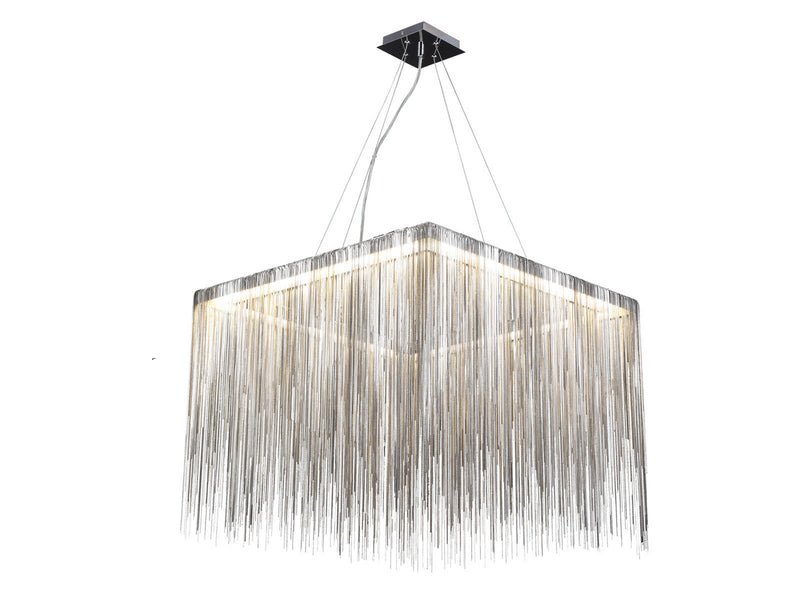 LED Chandelier<br /><span style="color:#4AB0CE;">Entrega: 4-10 dias en USA</span><br /><span style="color:#4AB0CE;font-size:60%;">PREGUNTE POR ENTREGA EN PANAMA</span><br />Collection: Fountain Ave.<br />Finish: Chrome