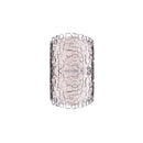 Two Light Wall Sconce<br /><span style="color:#4AB0CE;">Entrega: 4-10 dias en USA</span><br /><span style="color:#4AB0CE;font-size:60%;">PREGUNTE POR ENTREGA EN PANAMA</span><br />Collection: Ventura Blvd.<br />Finish: Polish Nickel / White Slik Shade