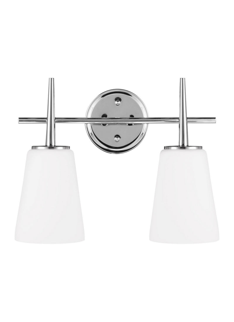 Generation Lighting - 4440402-05 - Two Light Wall / Bath - Driscoll - Chrome