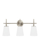 Generation Lighting - 4440403-962 - Three Light Wall / Bath - Driscoll - Brushed Nickel