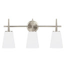 Three Light Wall / Bath<br /><span style="color:#4AB0CE;">Entrega: 4-10 dias en USA</span><br /><span style="color:#4AB0CE;font-size:60%;">PREGUNTE POR ENTREGA EN PANAMA</span><br />Collection: Driscoll<br />Finish: Brushed Nickel